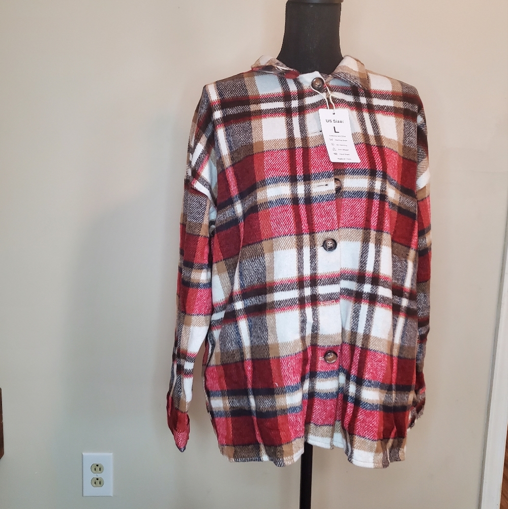 NWT Women's Lentta flannel shirt